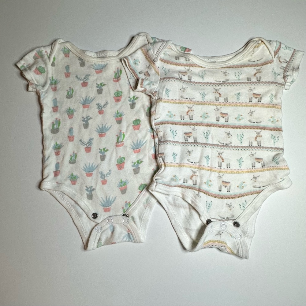Cactus Print Kids One Piece Set of 2